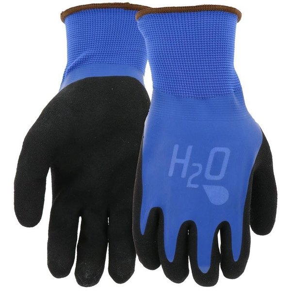 Mud SM7186BS Gloves, S, Latex Coating, Cobalt Blue SM7186B/S